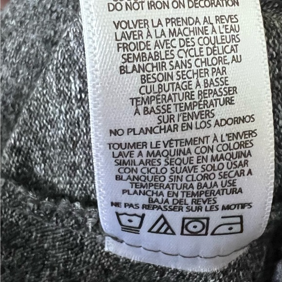 Absolutely Famous Gray Cold Shoulder Dress/Knee Length/ HAS POCKETS! Large/ NWT! - Picture 6 of 6